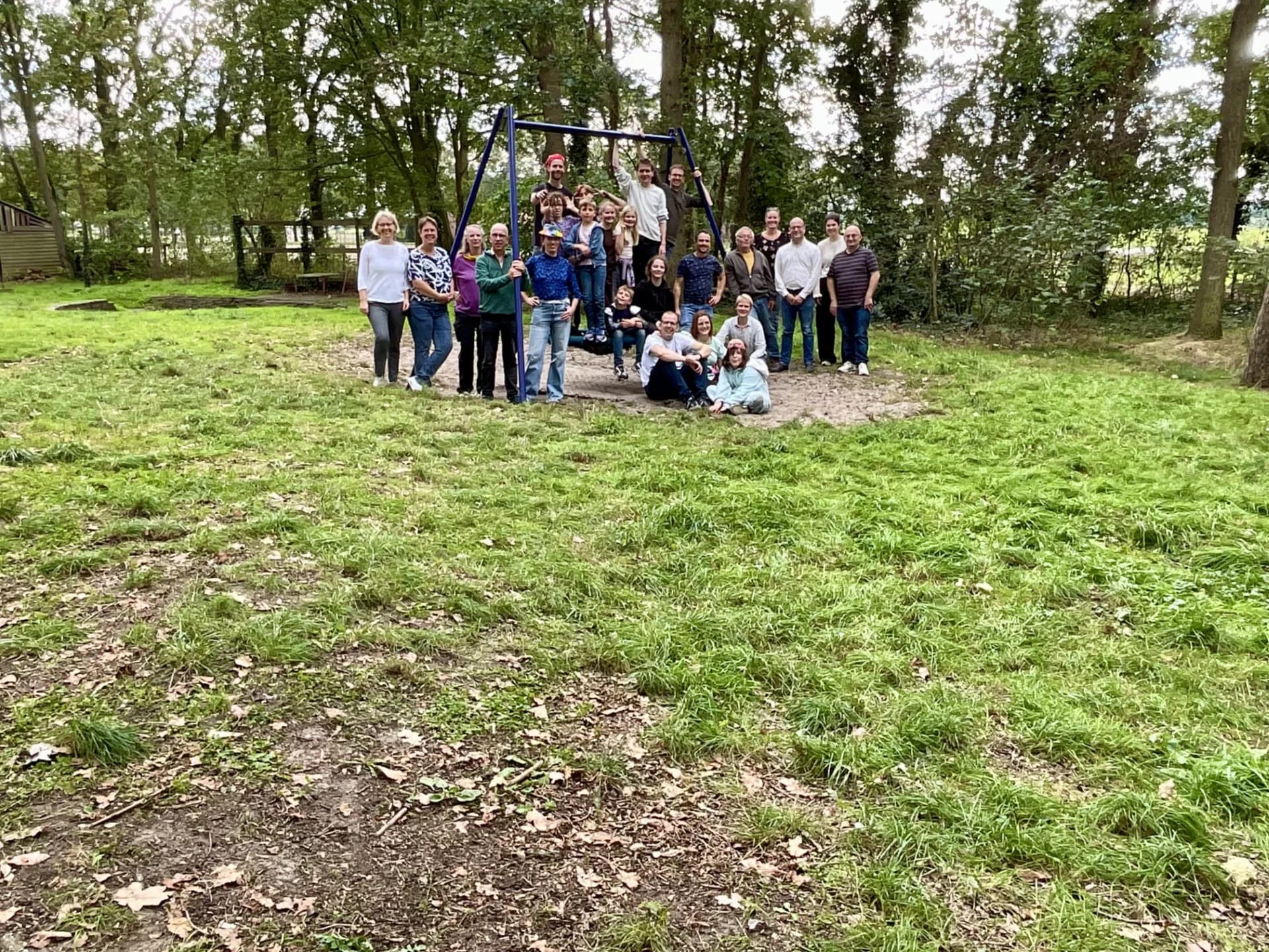 Groepsfoto van Animato tijdens het verenigingsweekend 2026 in Holten